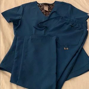 Scrub top and bottoms